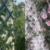 Plastic retractable fence garden PVC plastic fence grid climbing plant wall