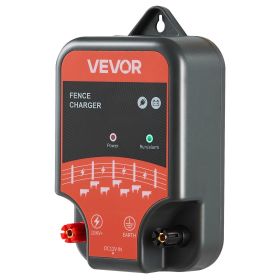 Electric Fence Charger 10kV 2J AC DC Electric Fence Energizer 1.86 Miles Range