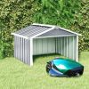 Garden Shed Grey Galvanized steel Standard Durable Garden Shed