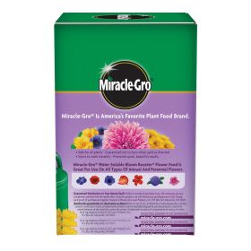 Miracle-Gro Water Soluble Bloom Booster Flower Food, 1.5 lb., For All Plants