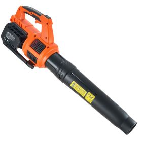 VEVOR Cordless Leaf Blower, 20V Powerful Electric Leaf Blower with 2.0Ah Battery, Fast Charging & Quiet Operation, 2 Speed Control