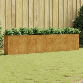 Garden Raised Bed 141.7"x15.7"x31.5" Corten Steel