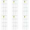 VEVOR Tomato Cages, 14.6" x 14.6" x 39.4", 6 Packs Square Plant Support Cages, Green PVC-Coated Steel Tomato Towers for Climbing Vegetables, Plants