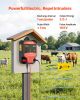 Electric Fence Charger 10kV 2J AC DC Electric Fence Energizer 1.86 Miles Range
