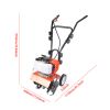43CC 2-Stroke Gas Powered Tiller Cultivator, Handheld Rototiller for Lawn, Garden and Soil Cultivation