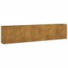Garden Raised Bed 141.7"x15.7"x31.5" Corten Steel