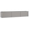 Garden Raised Bed Rusty 94.5"x15.7"x17.7" Corten Steel