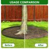 66 ft. No-dig Garden Edging Kit Plastic Garden Border with 120 Stakes 2 in. Tall Border Edging for Garden Lawn Black