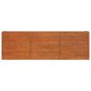 Garden Raised Bed Rusty 94.5"x15.7"x30.3" Corten Steel