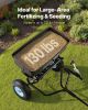 Tow-Behind Broadcast Spreader 130LB 15 Setting 0-9.8 ft Spreading Width for Seed