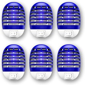 EPA Certified Photocatalyst Pure Physical Mosquito Killer Lamp (Color: Blue, Quantity: 6pcs)