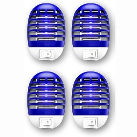 EPA Certified Photocatalyst Pure Physical Mosquito Killer Lamp (Color: Blue, Quantity: 4 Pcs)