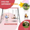 Heavy Duty Metal Swing Frame for Kids and Adults 500LBS Weight Capacity A Frame Swing Stand Only Indoor Outdoor Freestanding Backyard Swing Set Base f