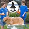 12V Water Pump with 2 Hose Clamps 130PSI Self Priming Sprayer Pump 70W Electric Diaphragm Water Pump 6L/Min for RV Camper Marine Boat